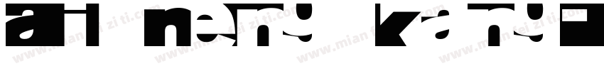 Ai Neng Kang字体转换